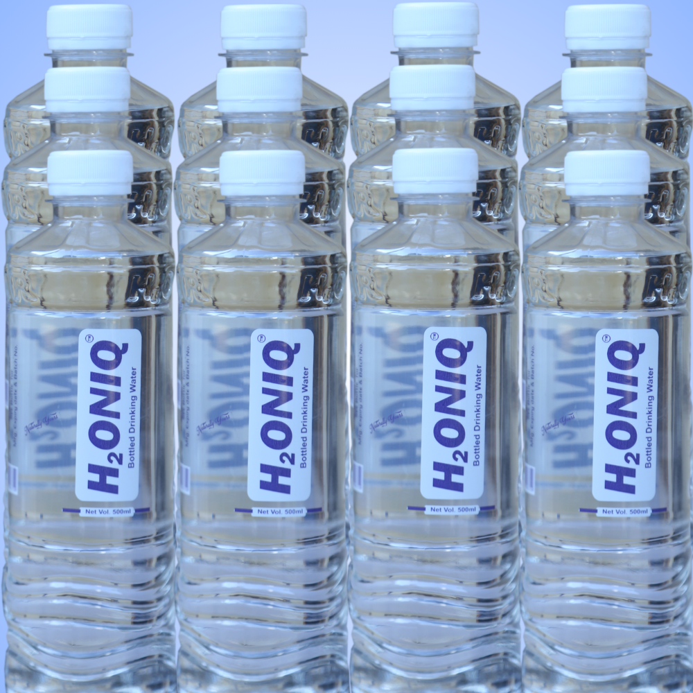 H₂ONIQ Mineral Water Bottle 500ml Pack of 12 – Pure Sips Anytime